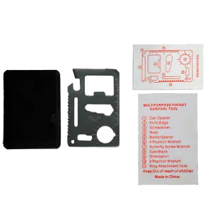2 3/4" x 1 3/4" Credit Card Knife w/ pouch