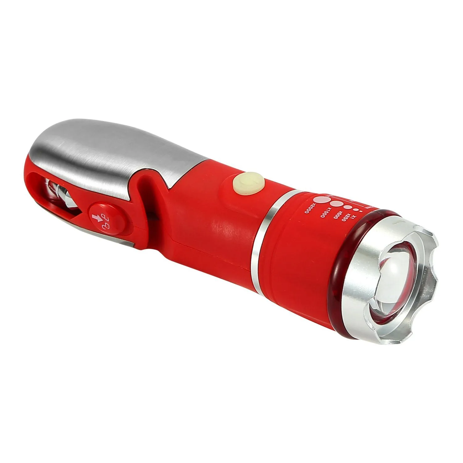 8-in-1 Multi-Tool Hammer Zoomable Emergency Flashlight