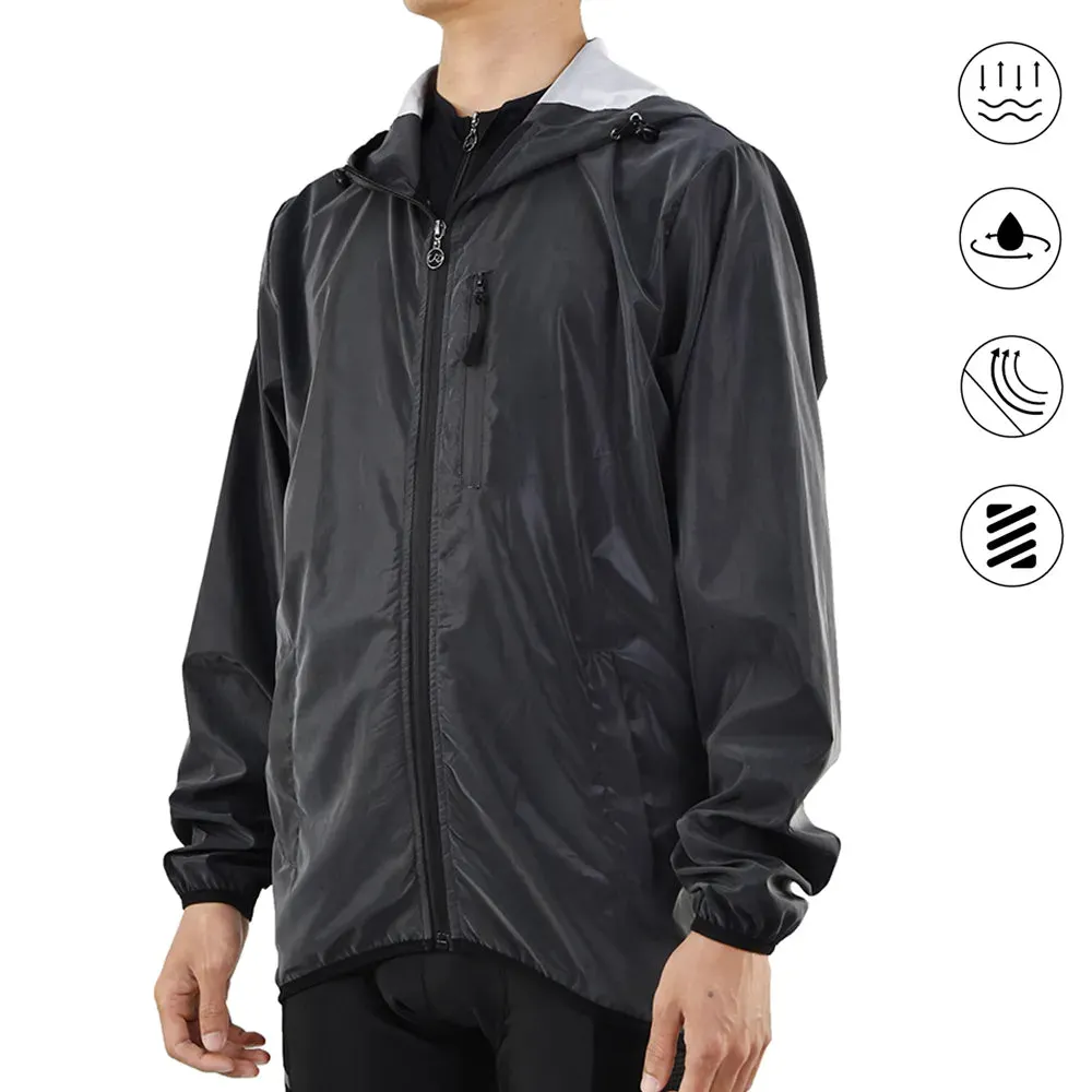 Bicycle Jacket Men Spring Summer Full Reflective Windbreaker Women Water Resistant MTB Road Bike Wear Cycling Long Jersey