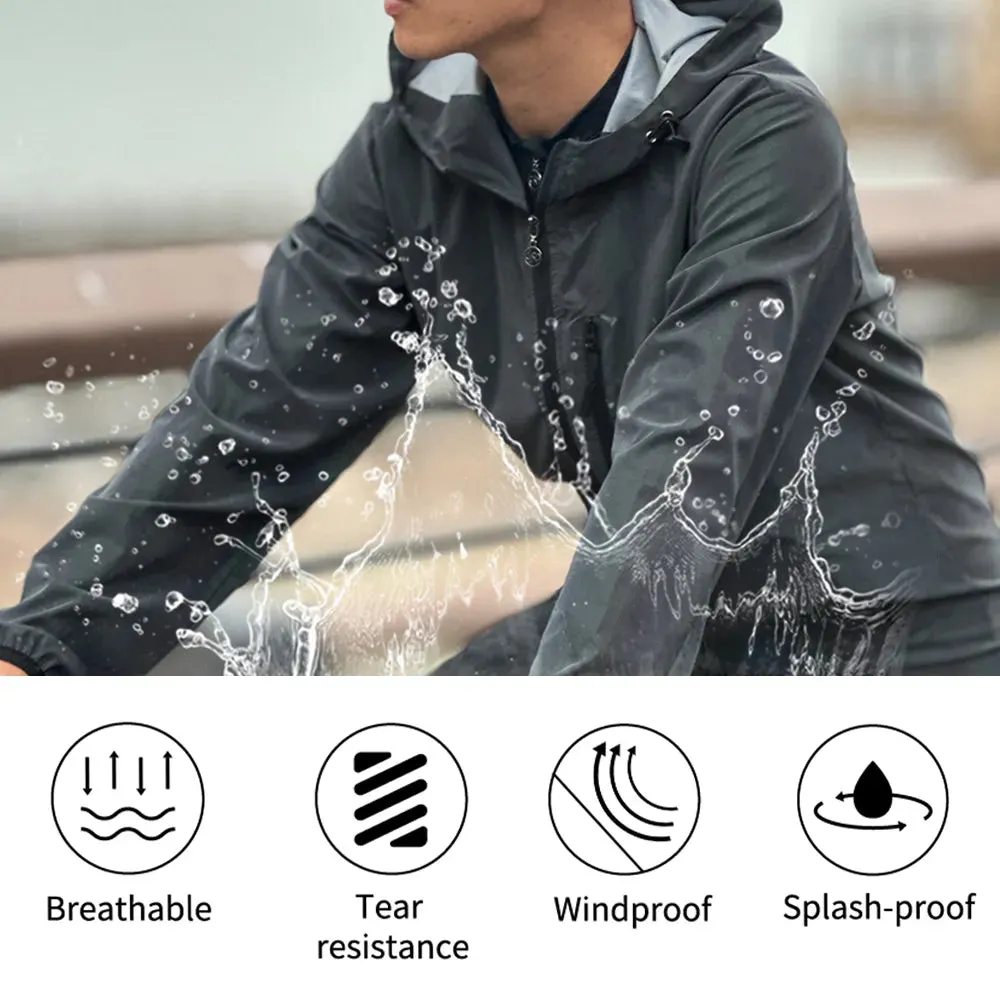 Bicycle Jacket Men Spring Summer Full Reflective Windbreaker Women Water Resistant MTB Road Bike Wear Cycling Long Jersey
