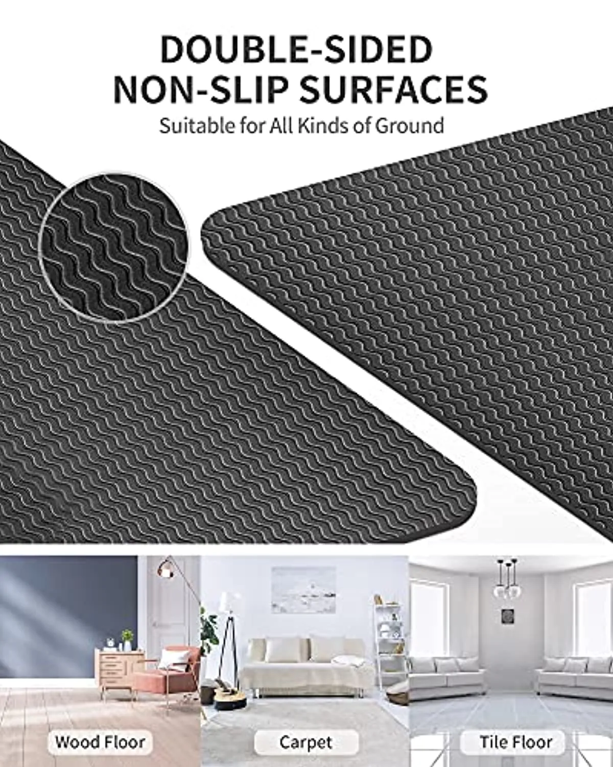 CAMBIVO Non Slip Yoga Mat for Women and Men, Eco Friendly TPE Exercise Fitness Mat for Yoga, Home Workout, Pilates, Stretching, Floor Exercises (68" x 24" x 6 mm Thick)