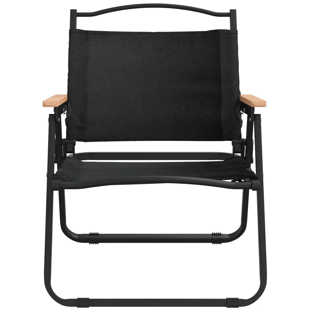 Camping Chair 2 Pcs Outdoor Folding Camping Beach Chair Oxford Fabric
