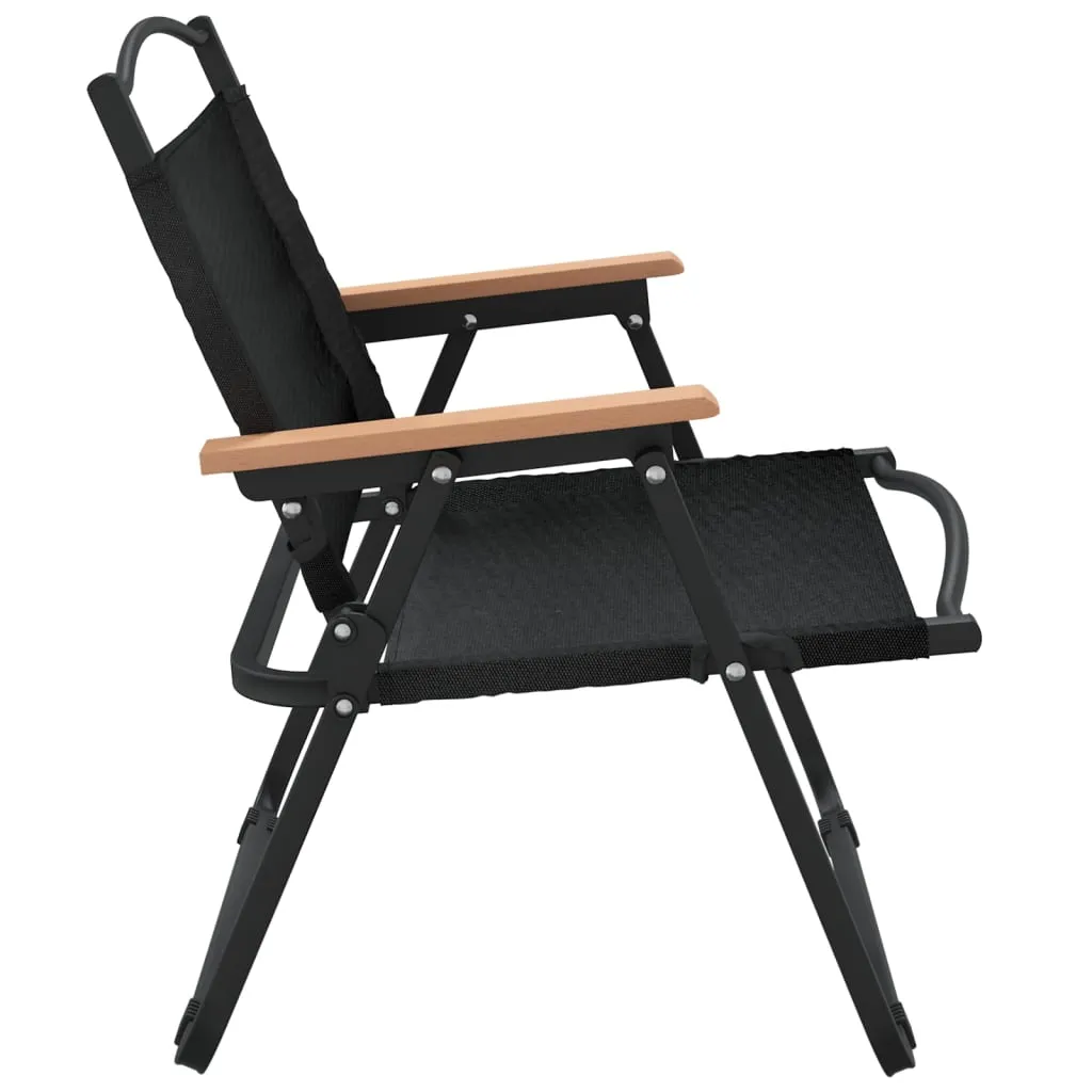 Camping Chair 2 Pcs Outdoor Folding Camping Beach Chair Oxford Fabric