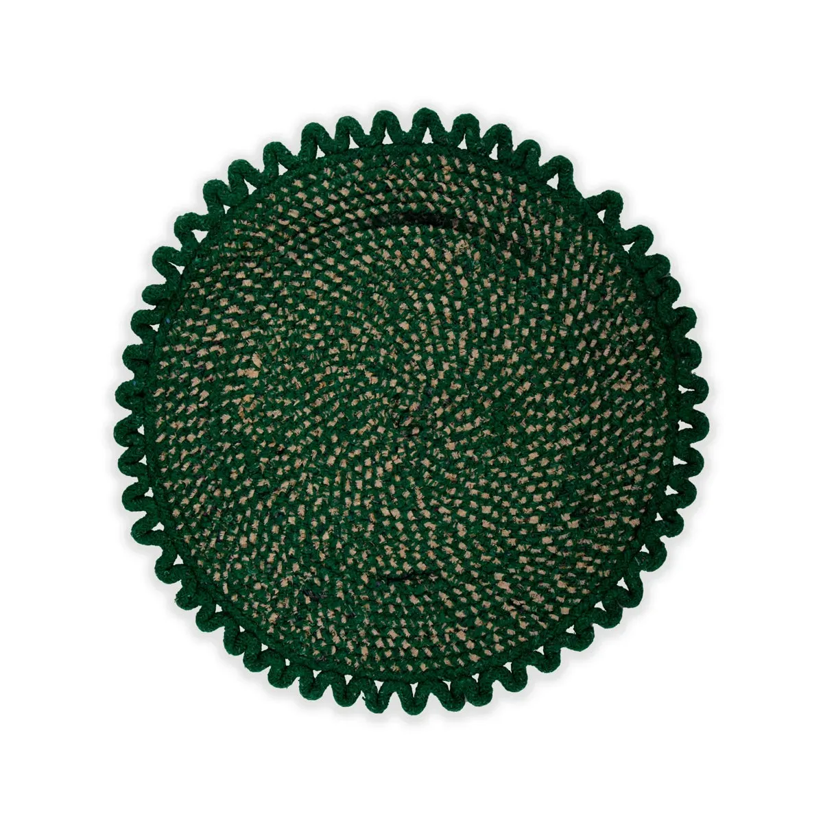 Doormat - 15 Inches | Round Shape Welcome Mat/ Entrance Mat for Home Decor/ Assorted Design & Colour