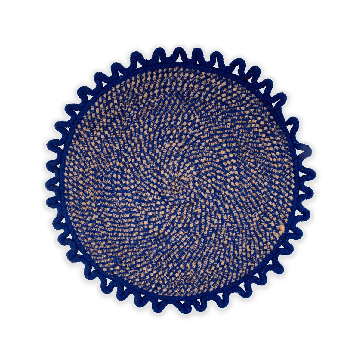 Doormat - 15 Inches | Round Shape Welcome Mat/ Entrance Mat for Home Decor/ Assorted Design & Colour