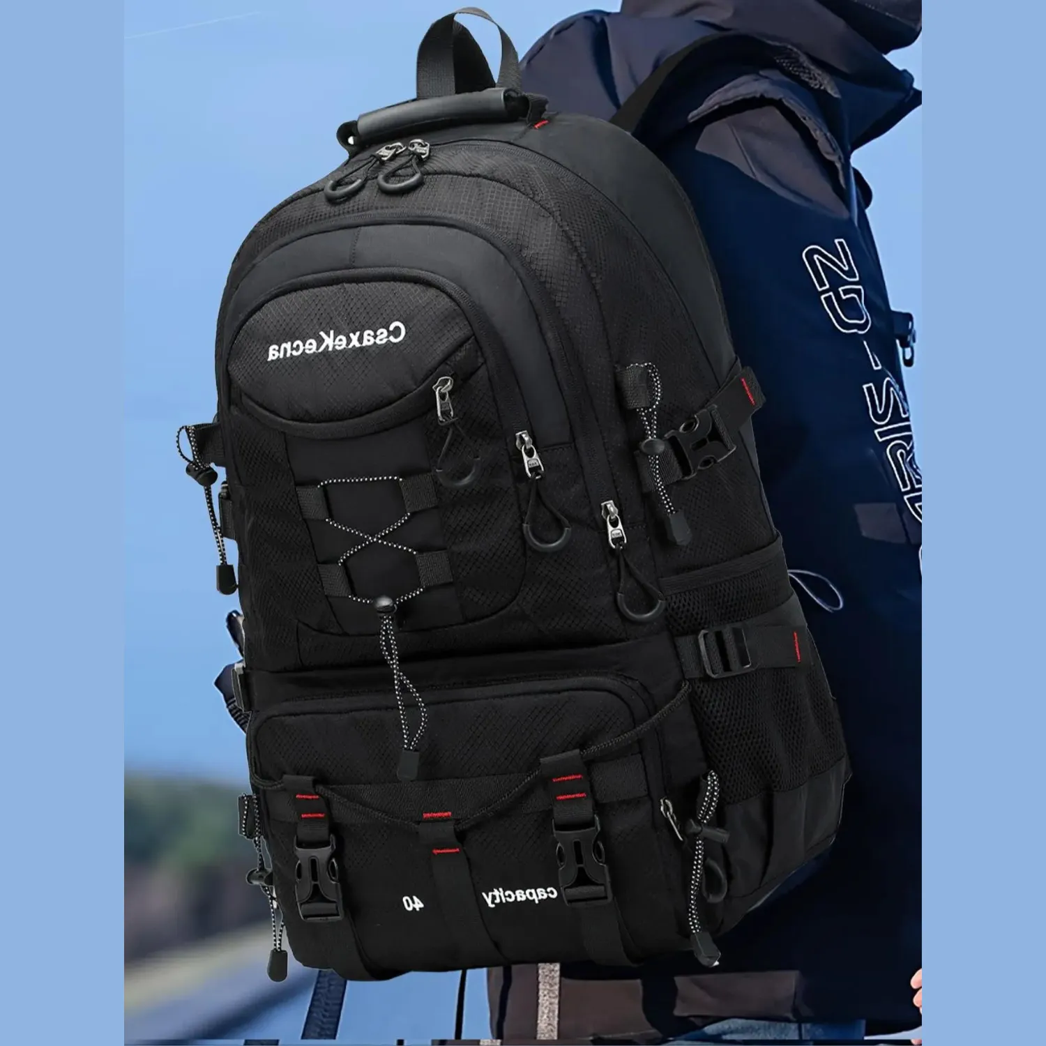 Durable 40L Outdoor Backpack for Hiking and Camping