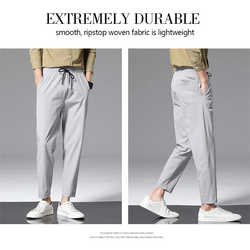 【✨Father's Day Sale】Breathable Ice Silk Drape Casual Pants
