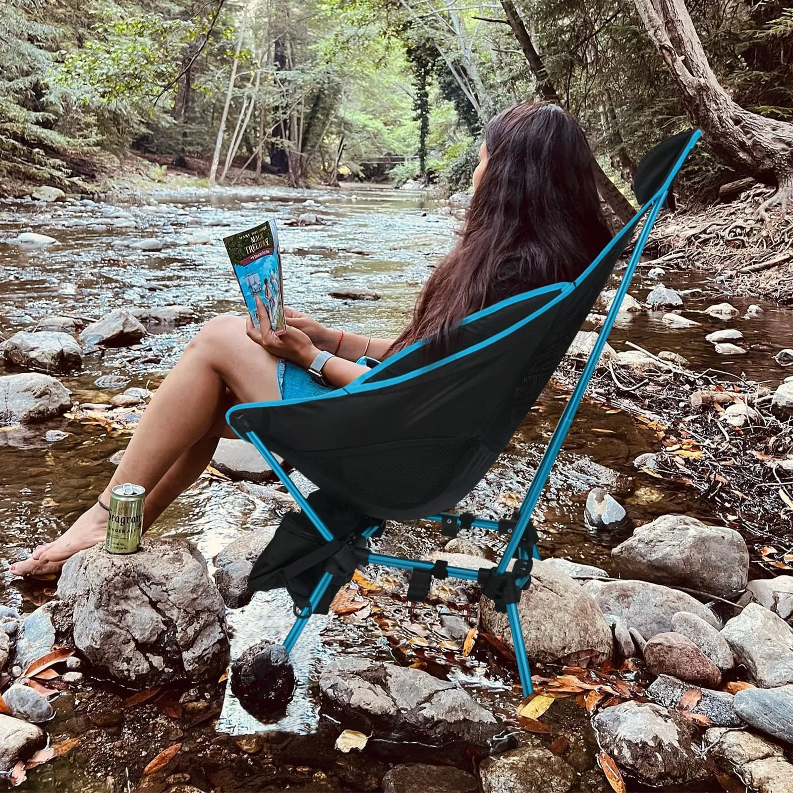 G4Free High Back Lightweight Camping Chair