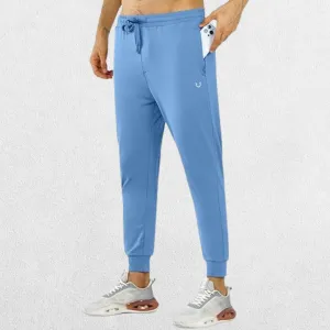 GPW Men's Lightweight Trousers with Zipper Pockets for Athletic Workouts