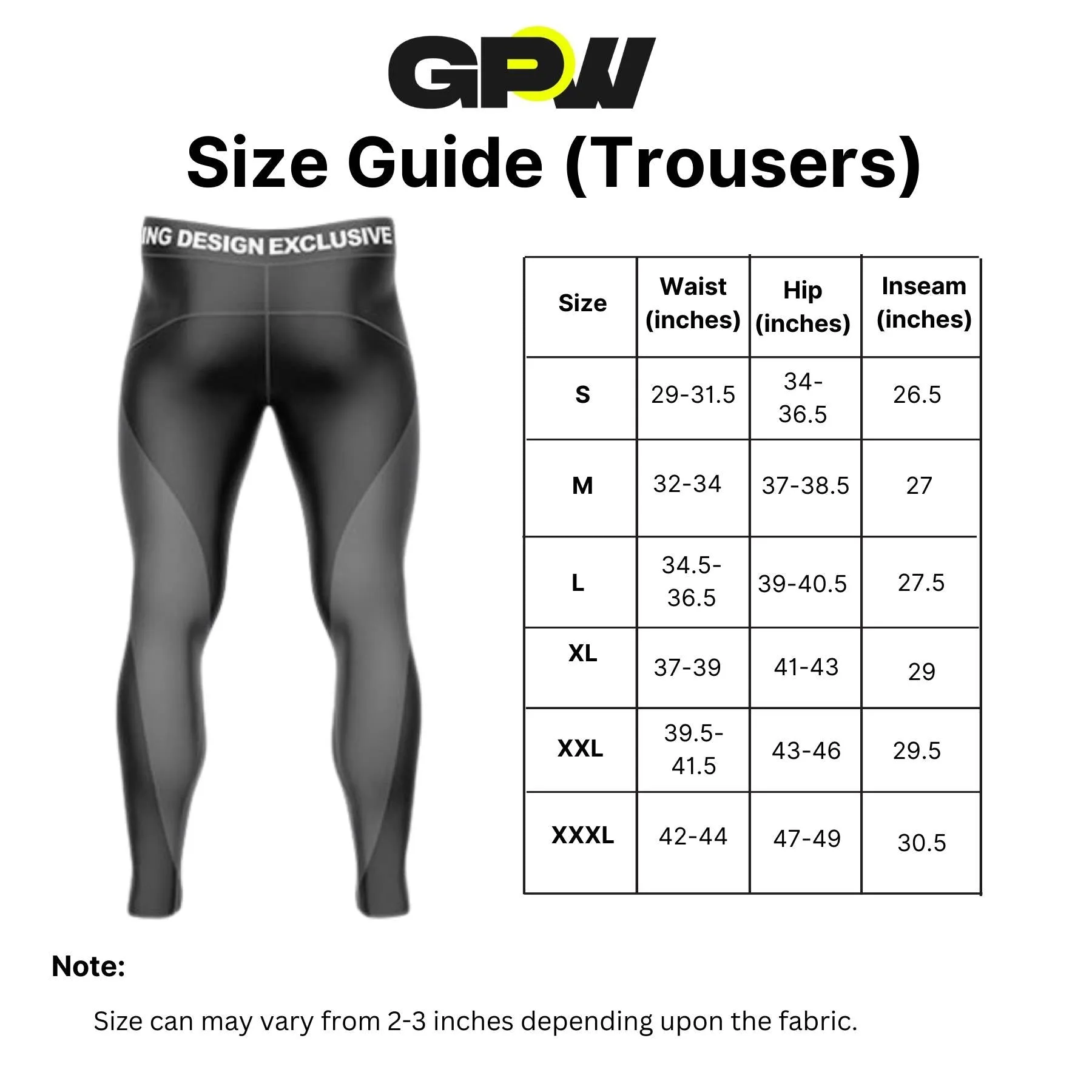 GPW Men's Lightweight Trousers with Zipper Pockets for Athletic Workouts