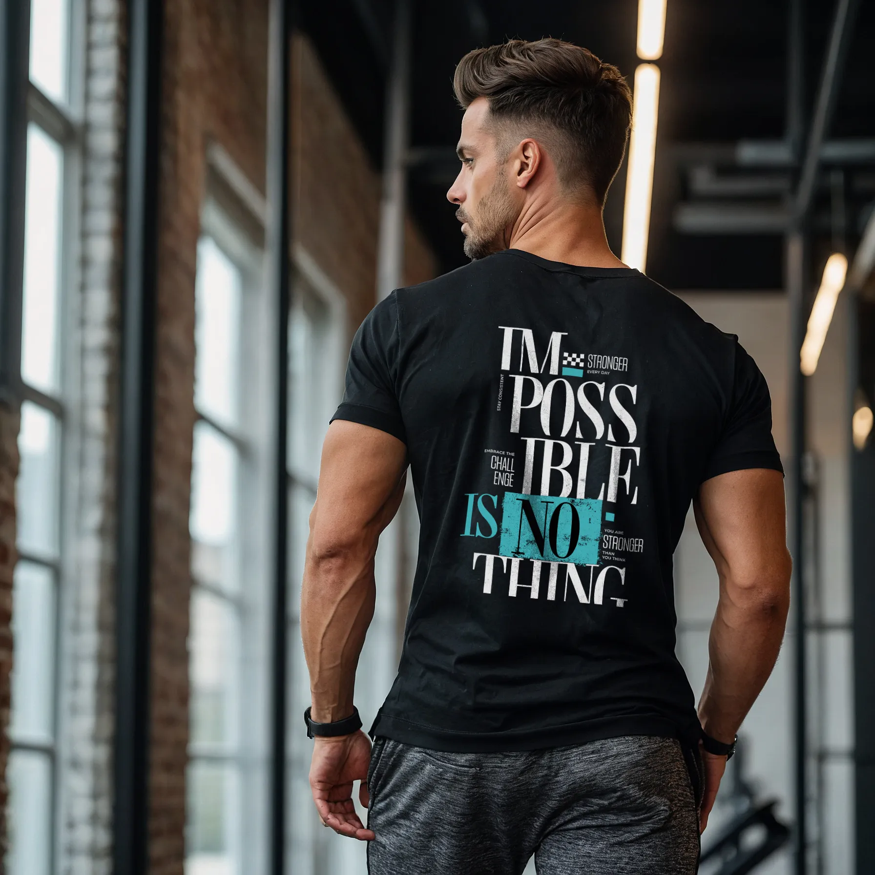 IMPOSSIBLE IS NOTHING Unisex Crewneck T-Shirt
