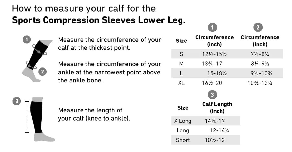 Lower Leg Sports Compression Sleeves