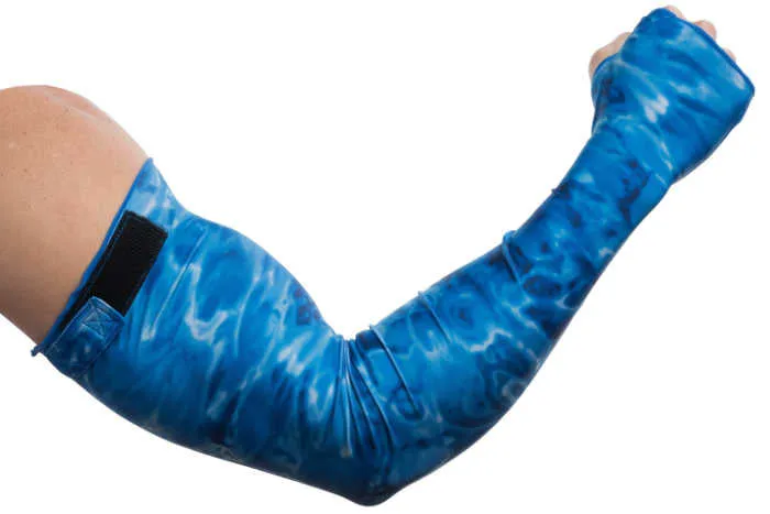 Mens Adjustable Arm Sleeves UV Sun Protection | Aqua Design
