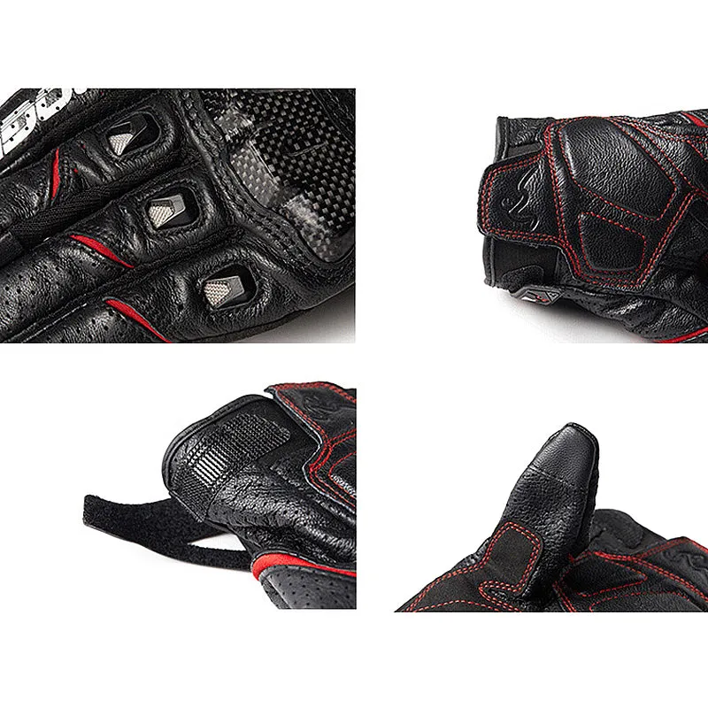 Motorcycle Racing Summer Leather Gloves