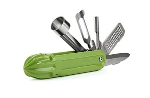 Prepara Fruity Multi-use Fruit Tool, 1.35 x 6.15 x 1.38 inch, Green