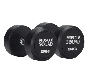 Round Rubber Dumbbell Pairs - Clearance