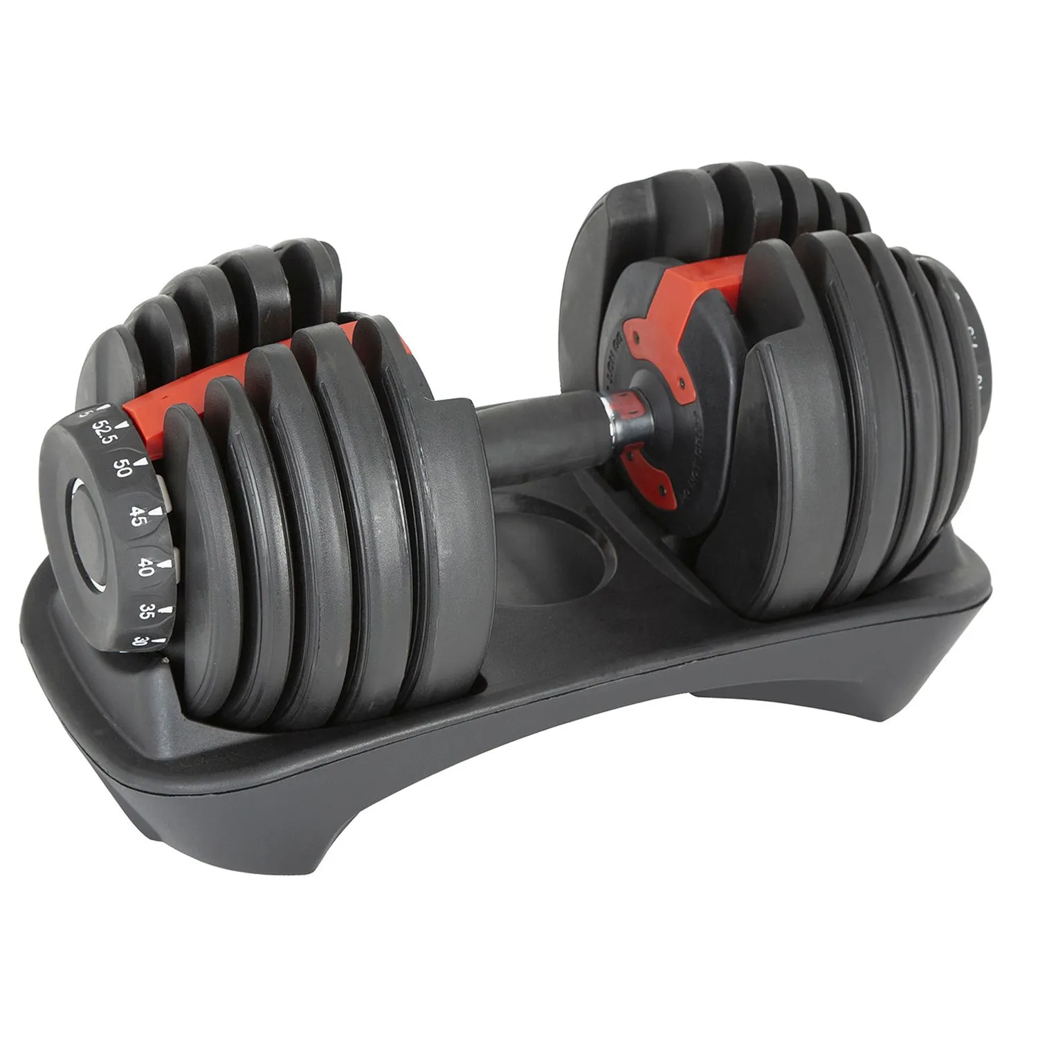 Single Adjustable Dumbbell - 5-52.5LBS/2.25-23.5KG