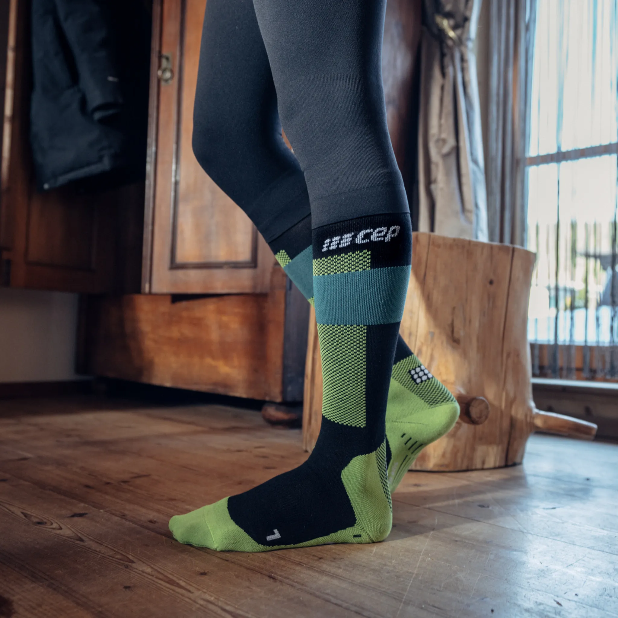 Ski Merino Tall Compression Socks, Women