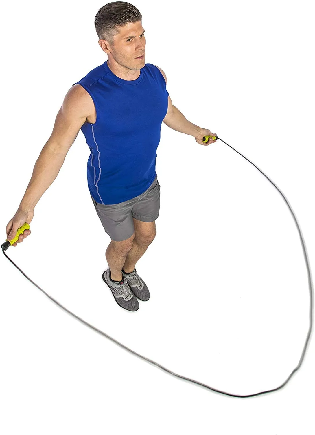 Speed Training Jump Rope with Padded Foam Grips