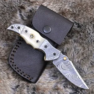 Spire Gentleman's Pocket Knife with Bone and Handle