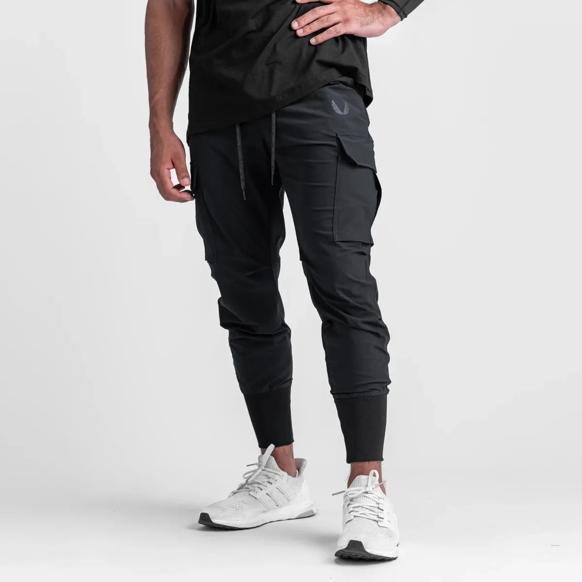 Sweatpants Men's fitness pants thin loose fast dry stretch bunched feet running training